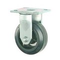 Casters Wheels & Industrial Handling Faultless Rigid Plate Caster 3418-8 8" Mold-On Rubber Wheel 3418-8